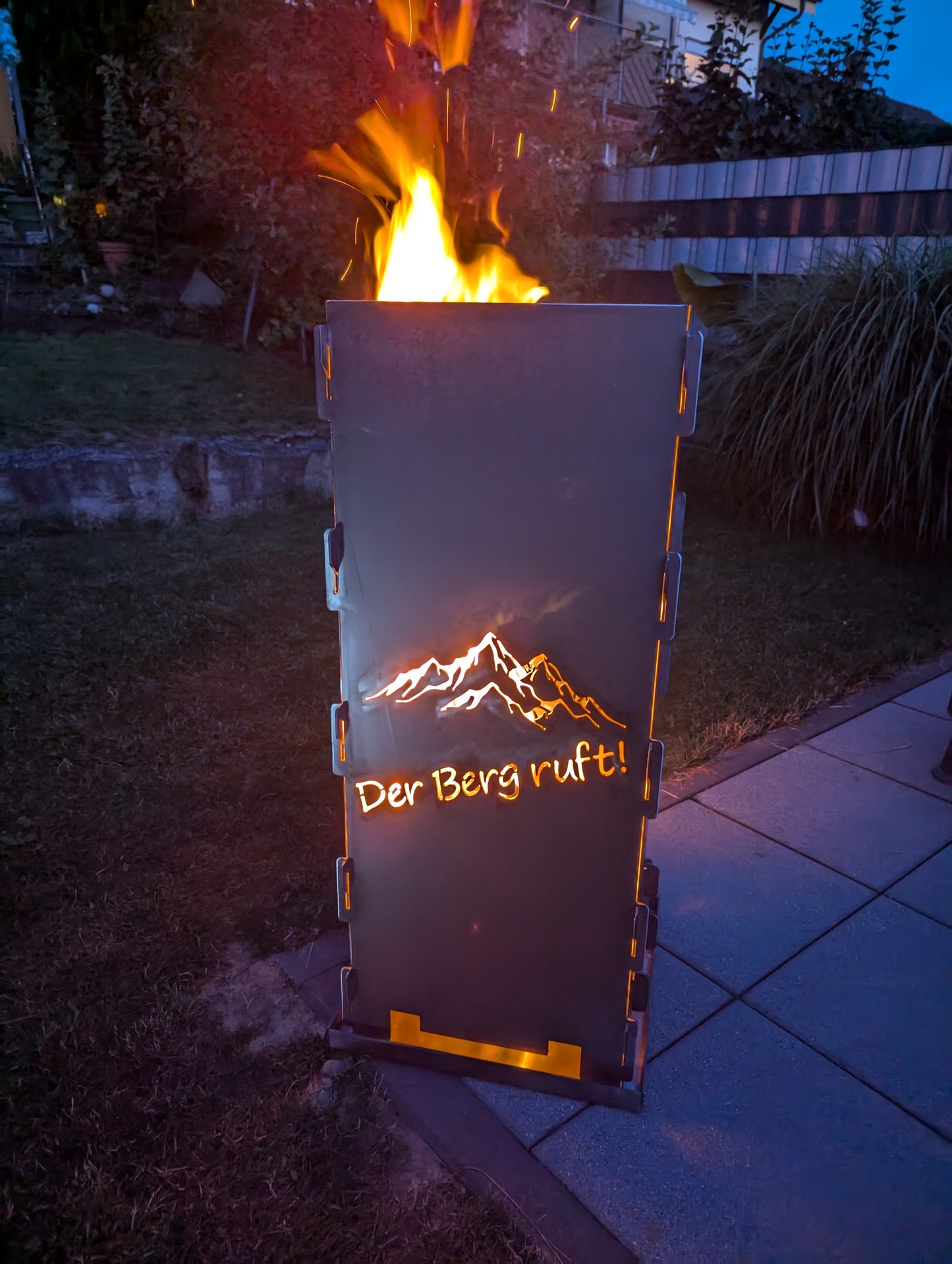 Feuertonne mit Ihrem Logo