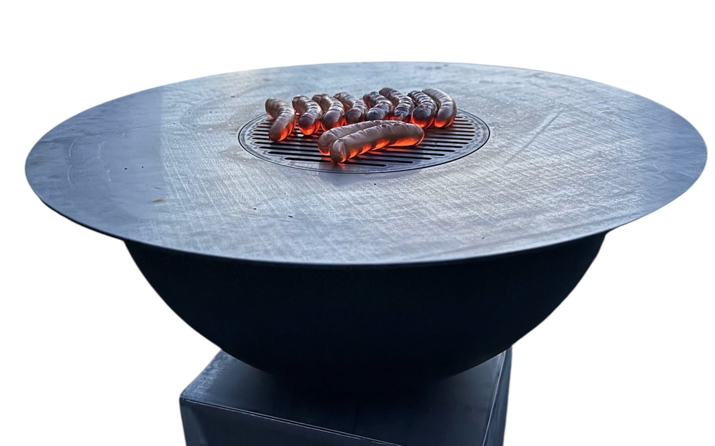 Feuerstelle mit Plancha Grillplatte