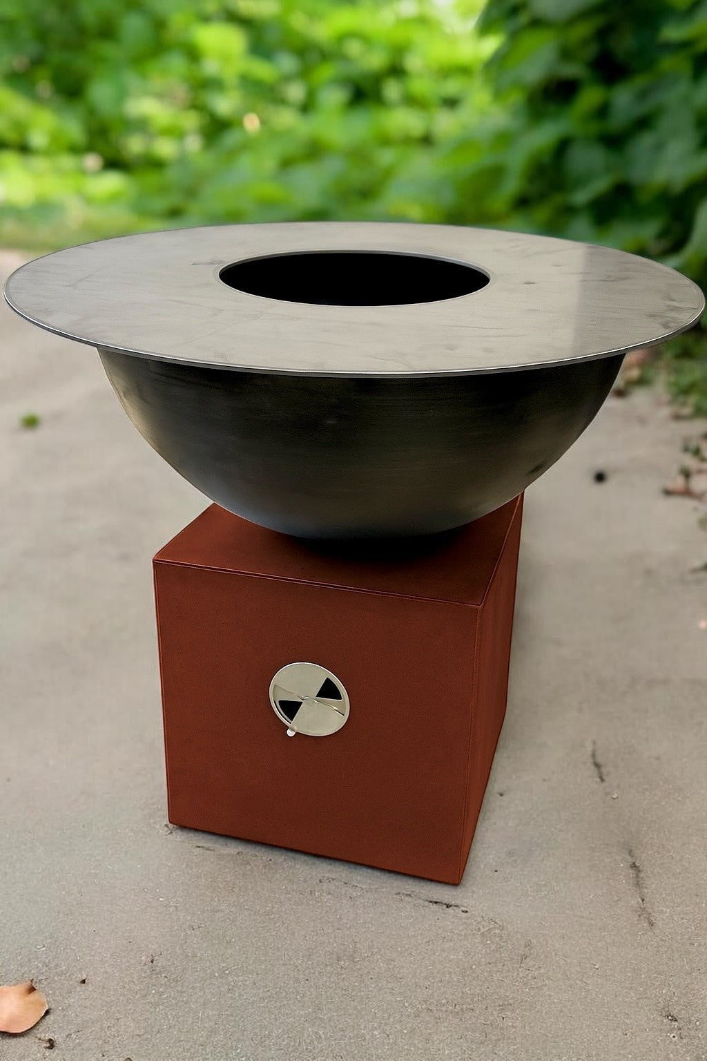 Feuerstelle mit Plancha Grillplatte